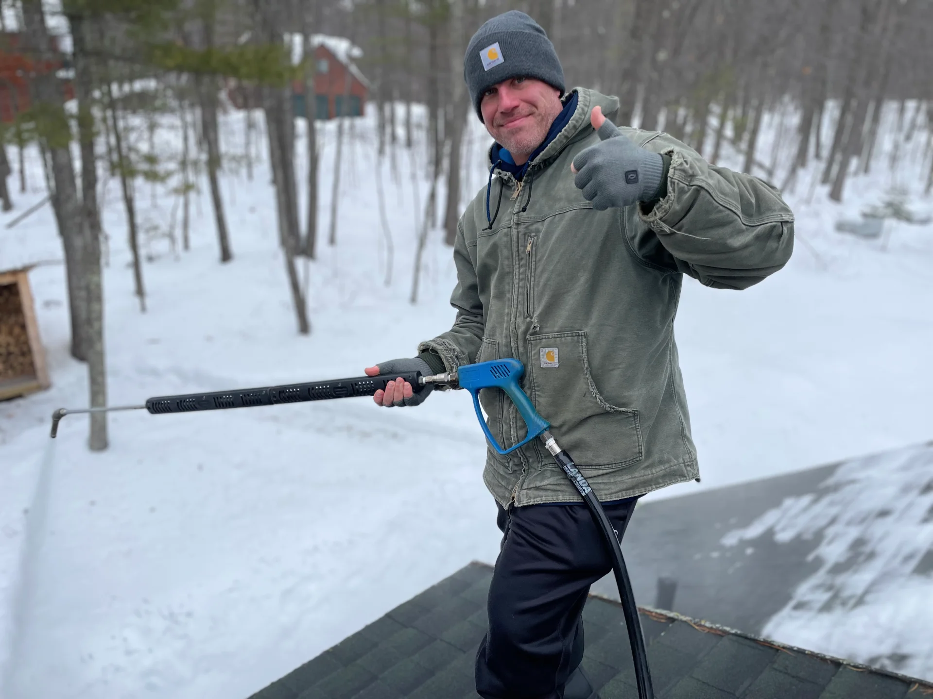 Ice Dam Steaming's CEO, Author, roofer and ice dam removal expert