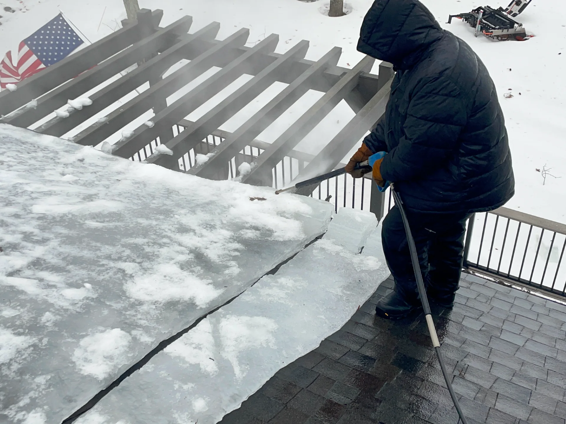 Vermont ice dam removal
