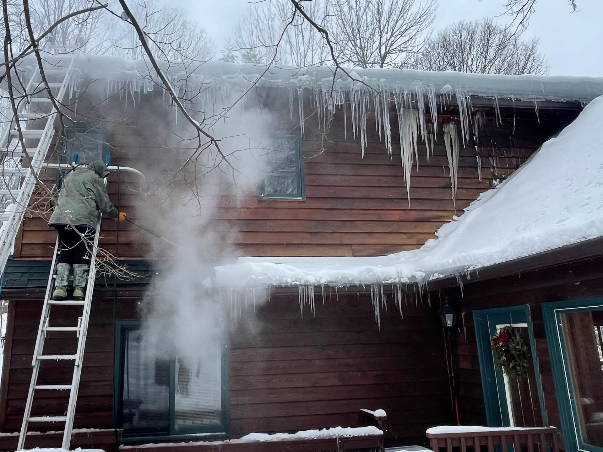 Wisconsin ice dam removal