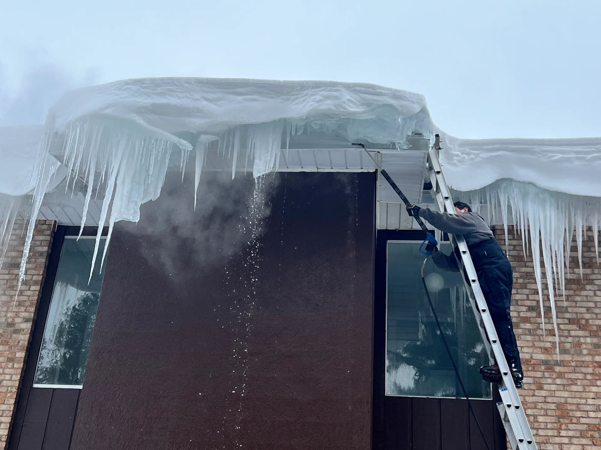 Ice Dam Steaming about us 7
