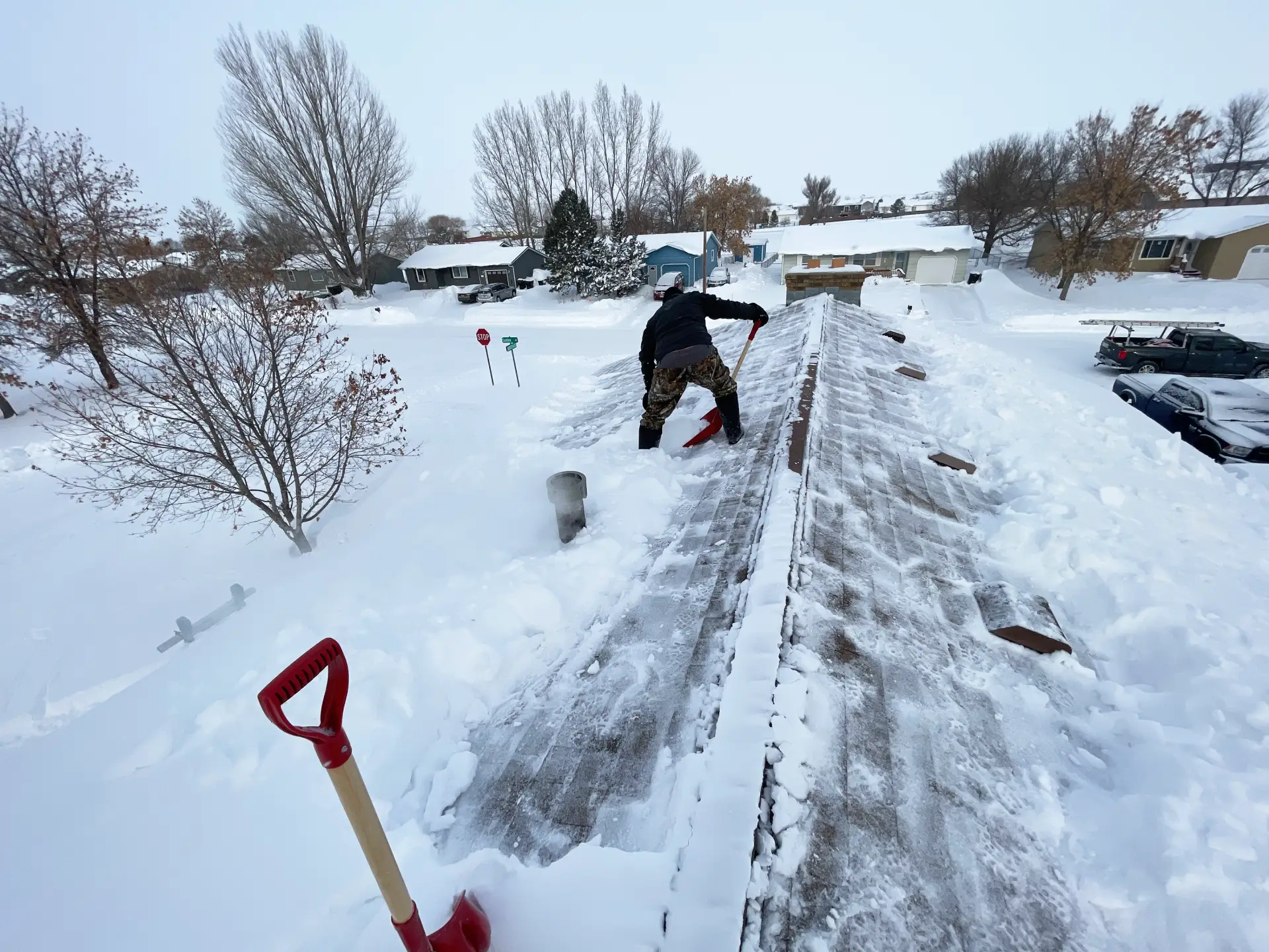 IL roof snow removal service