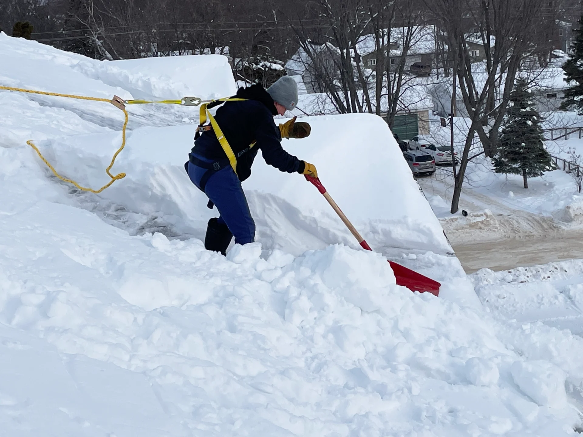 OH roof snow removal service